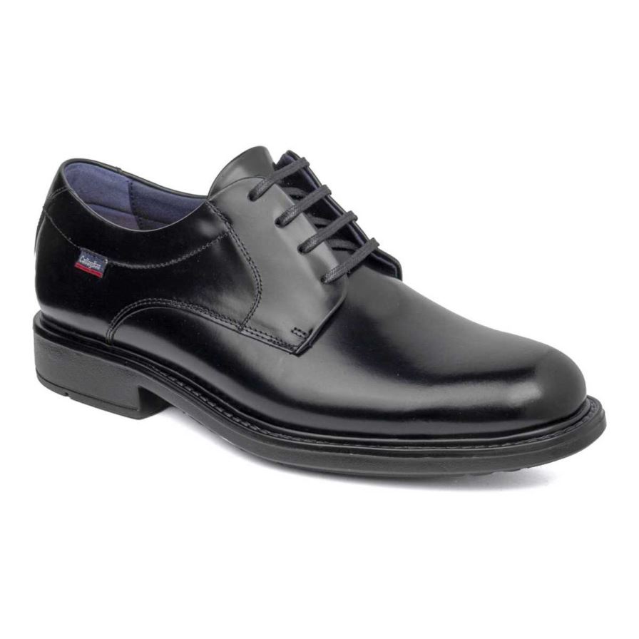 Callaghan 89403 Cedron Men\'s Dress Shoes Black | MZWSNQ