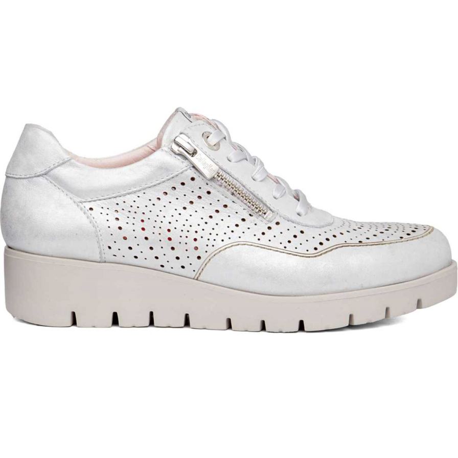 Callaghan 89894 Haman Women's Platform Shoes Silver | RXVMZW