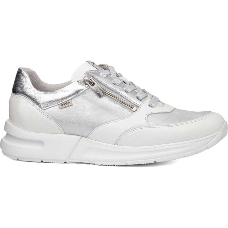 Callaghan 92121 Dorcas S.I.L Women's Sneakers Silver | GYKRZT