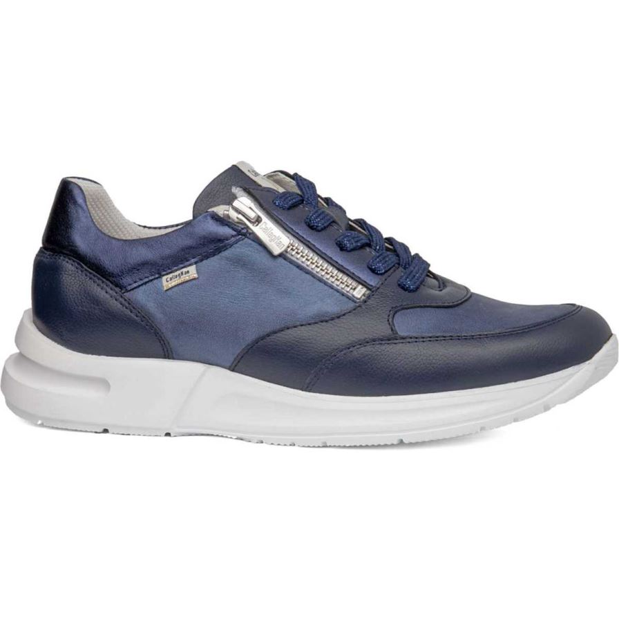 Callaghan 92121 Dorcas S.I.L Women's Sneakers Navy | YBVOWH