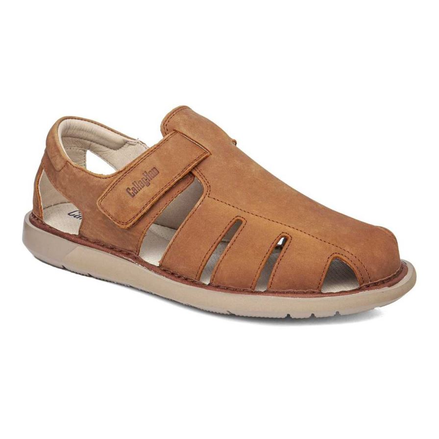 Callaghan 92311 Leban Men\'s Sandals Brown | EJPGWC